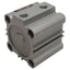 Used SMC NCDQ2B40-10D Compact Cylinder, ø40mm Bore, 10mm Stroke, 1/8in NPT, 150psi