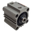 Used SMC NCDQ2B40-10D Compact Cylinder, ø40mm Bore, 10mm Stroke, 1/8in NPT, 150psi