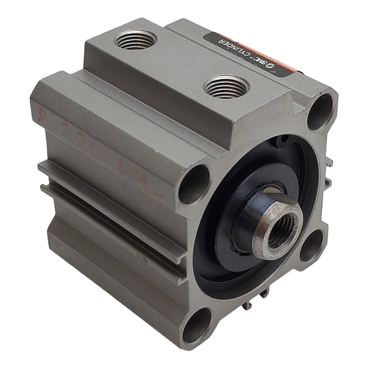 Used SMC NCDQ2B40-10D Compact Cylinder, ø40mm Bore, 10mm Stroke, 1/8in NPT, 150psi