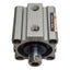 Used SMC NCDQ2B40-10D Compact Cylinder, ø40mm Bore, 10mm Stroke, 1/8in NPT, 150psi