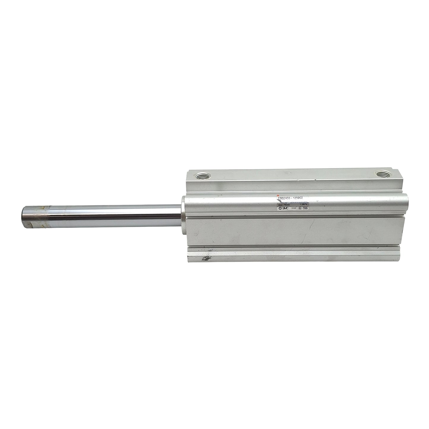 Used SMC CDQ2A50-125DCZ Compact Cylinder, ø50mm Bore, 125mm Stroke, Rc1/4, 1.0MPa