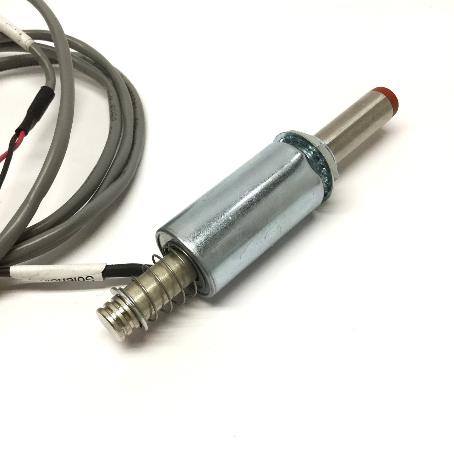 Used Magnet Schultz S-07801 Tubular Push Solenoid 24VDC Continuous Duty, 101oz Hold