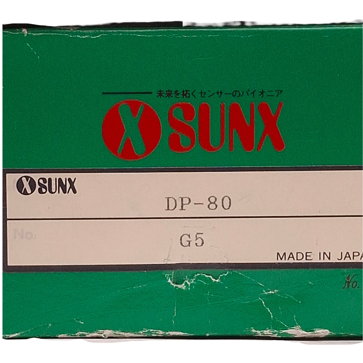 New Sunx DP-80 LED Digital Display Pressure Sensor 12 to 24VDC, 0-100kPa Range