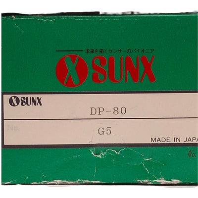 New Sunx DP-80 LED Digital Display Pressure Sensor 12 to 24VDC, 0-100kPa Range