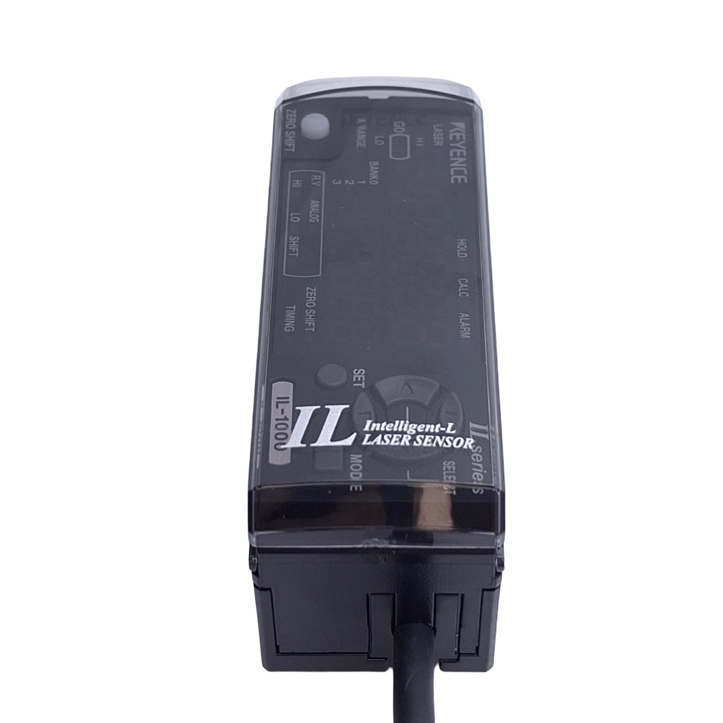 Used Keyence IL-1000 Laser Sensor Amplifier, NPN Output, 10-30VDC Supply, DIN Rail