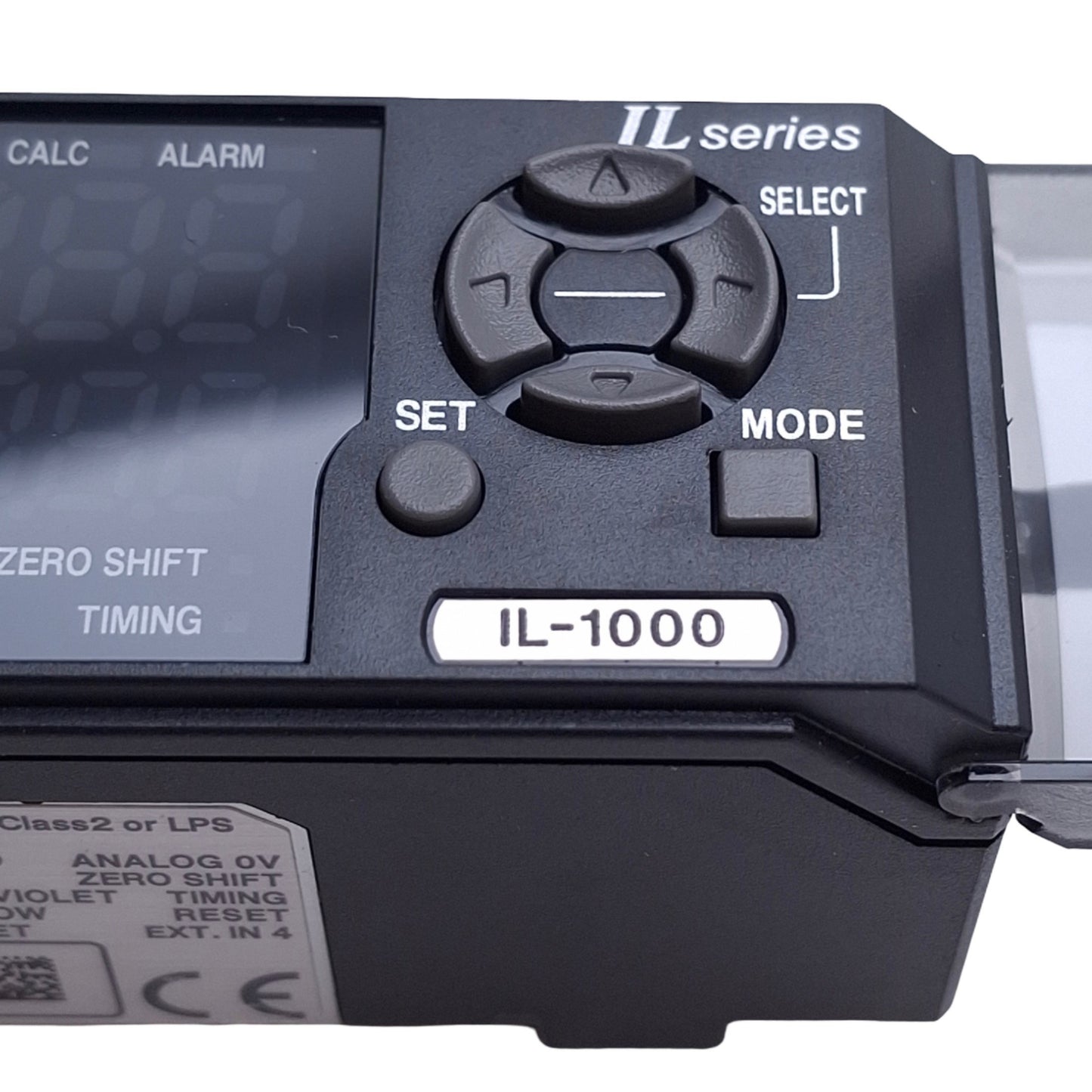 Used Keyence IL-1000 Laser Sensor Amplifier, NPN Output, 10-30VDC Supply, DIN Rail