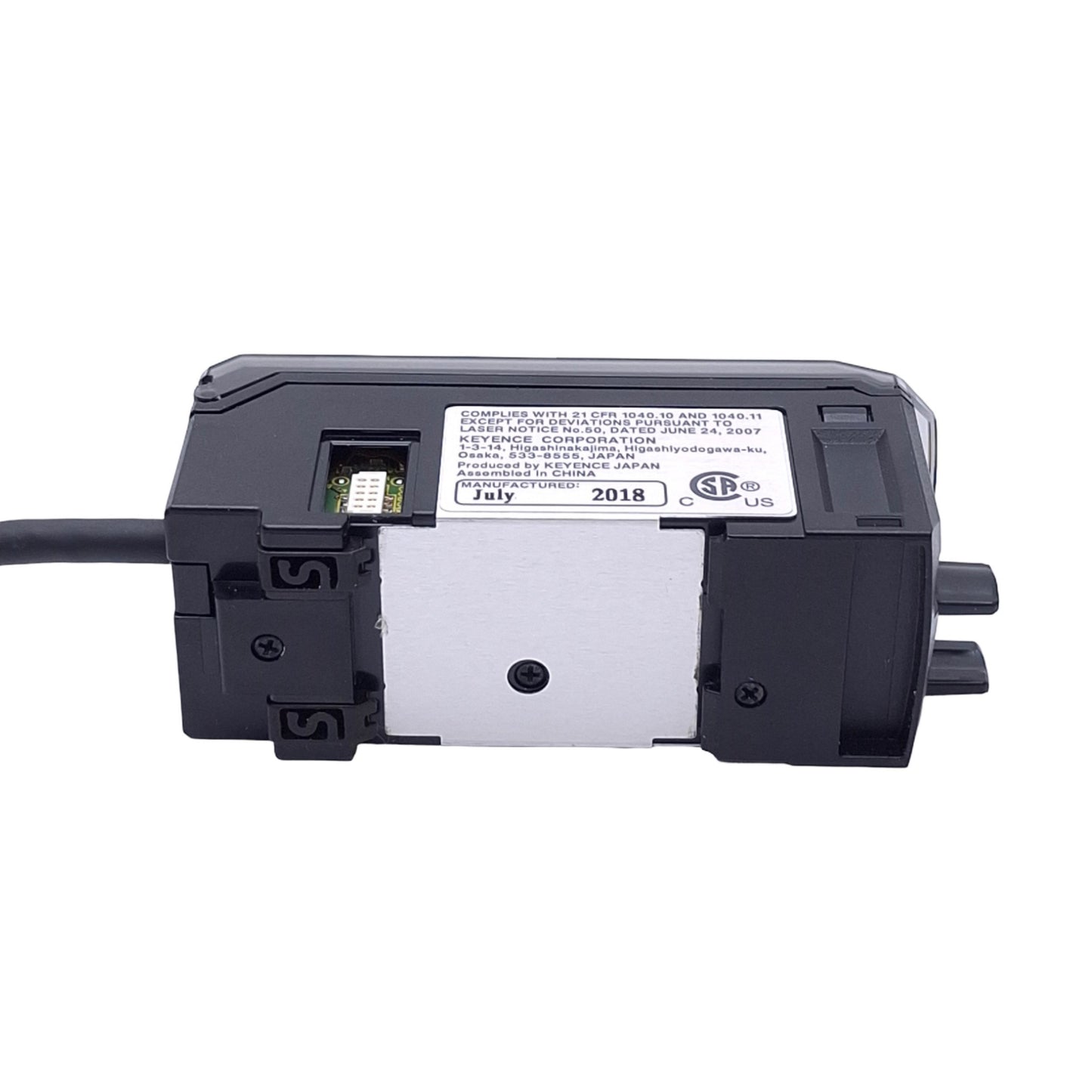 Used Keyence IL-1000 Laser Sensor Amplifier, NPN Output, 10-30VDC Supply, DIN Rail