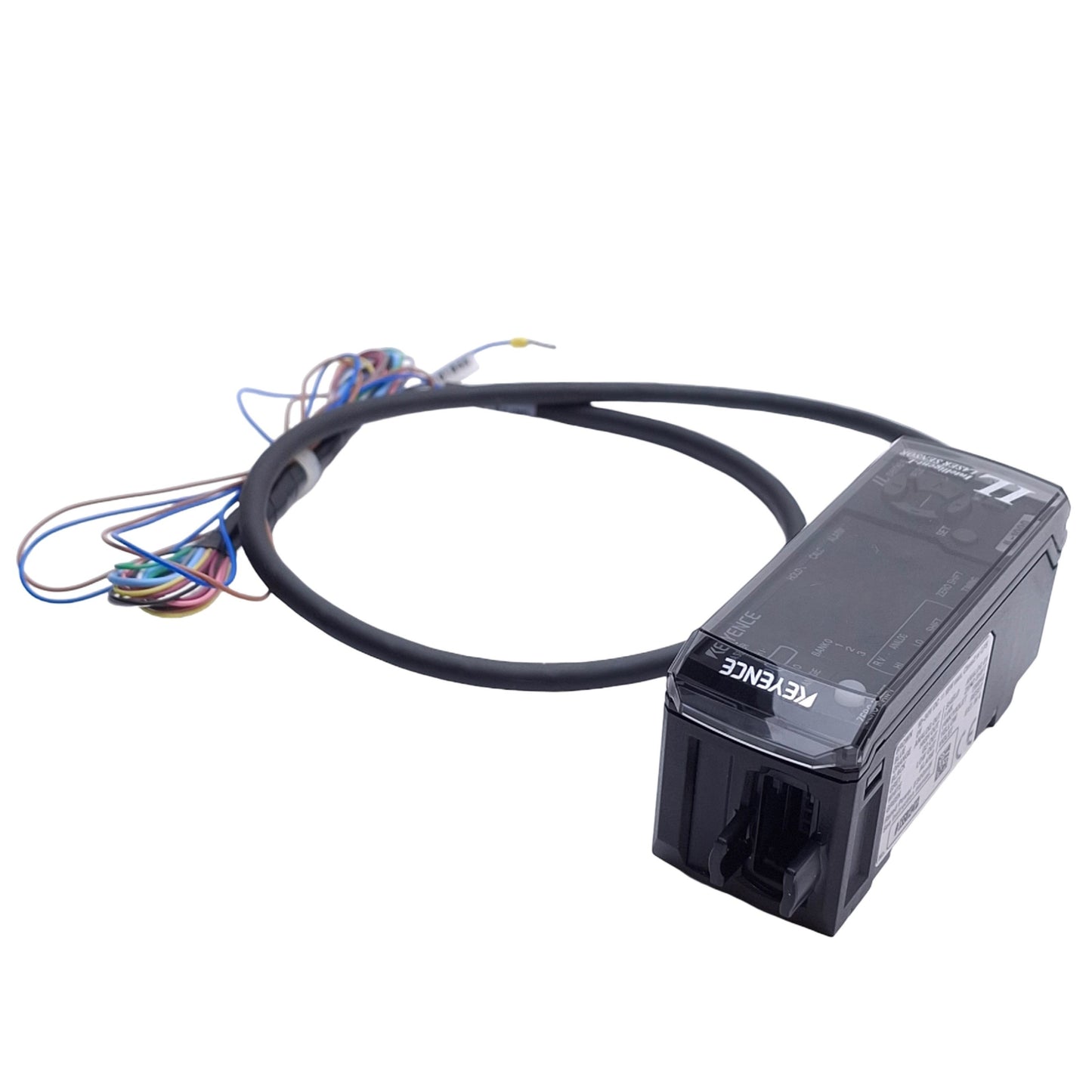 Used Keyence IL-1000 Laser Sensor Amplifier, NPN Output, 10-30VDC Supply, DIN Rail