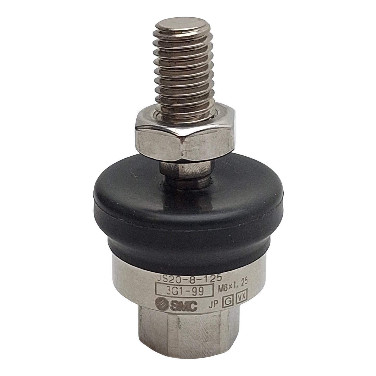 Used SMC JS20-8-125 Floating Joint Alignment Coupler, M8 x 1.25, ø20mm Bore, 1.0MPa