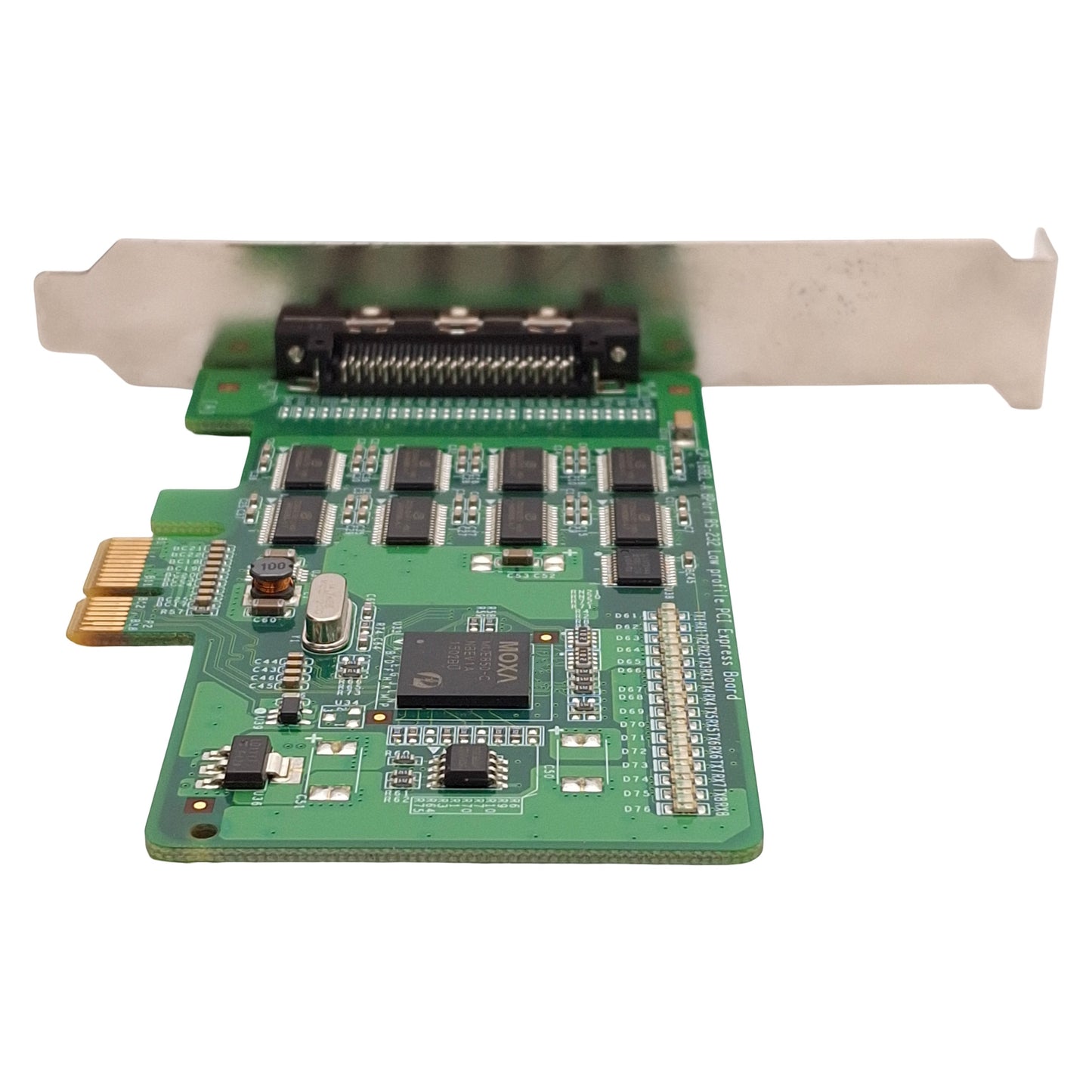 Used Moxa CP-168EL-A Low Profile PCI Express Board w/o Cable 8-Port, RS-232, VHDCI 68
