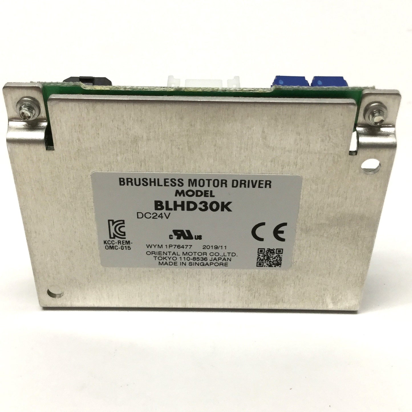 Used Oriental BLHD30K Brushless DC Motor Driver Speed Control 24VDC, BLH Series, 30W
