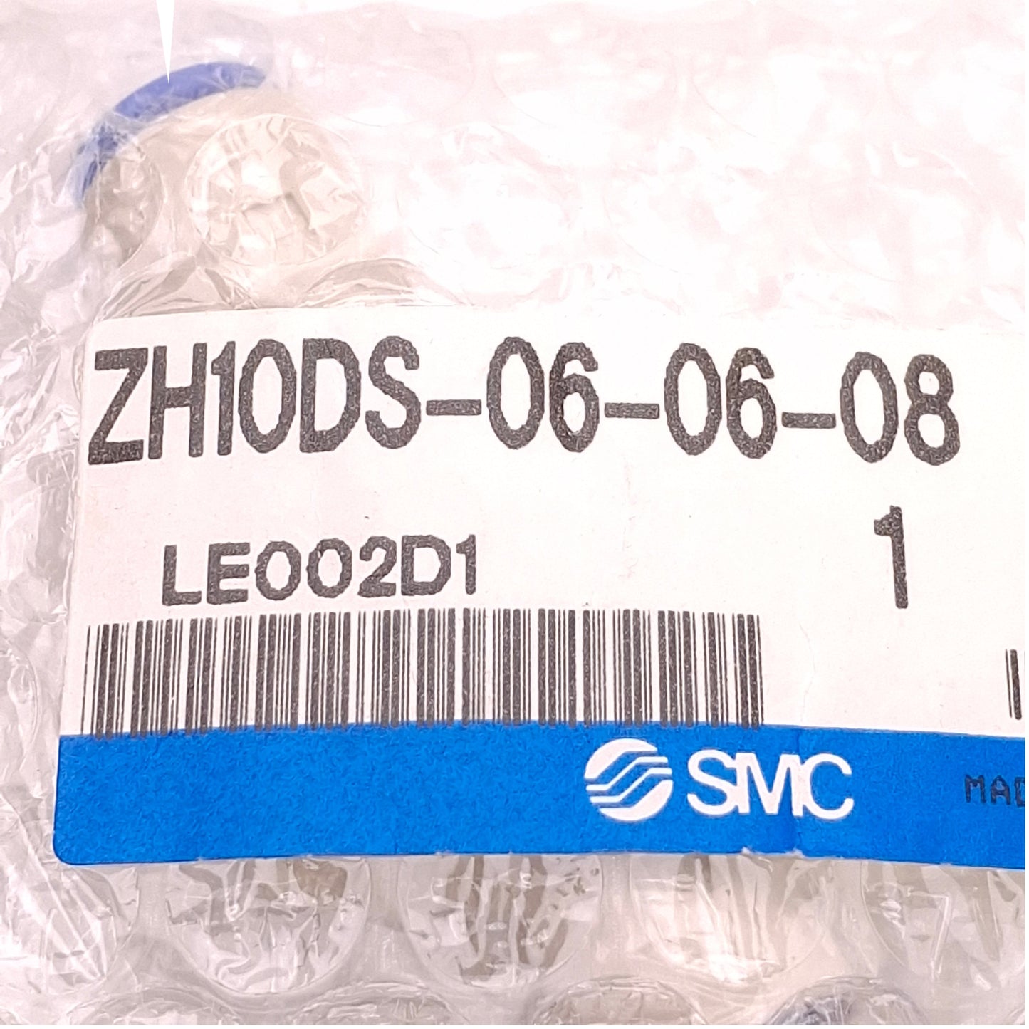 Used Lot of 2 SMC ZH10DS-06-06-08 Vacuum Ejector Box Type ø6mm/ø8mm Tube ID