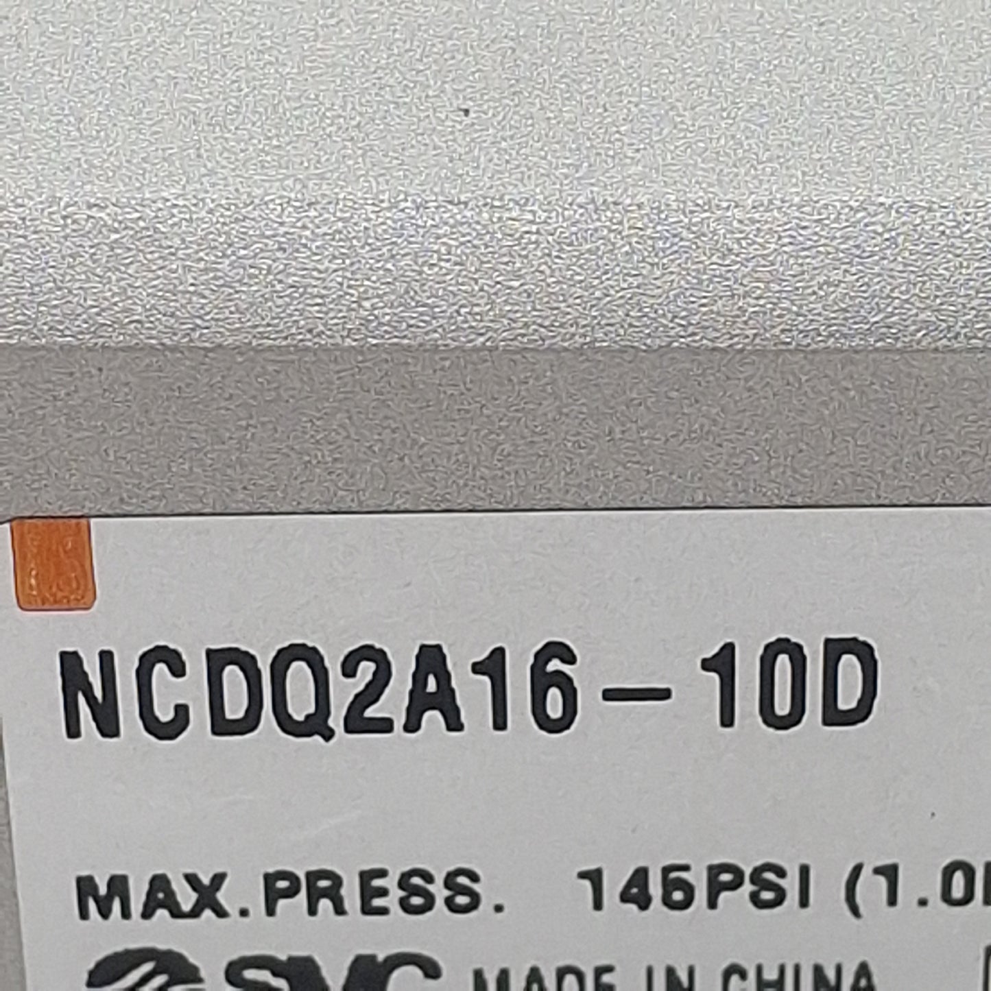 New SMC NCDQ2A16-10D Compact Cylinder, ø16mm Bore, 10mm Stroke, #10-32UNF, 145psi