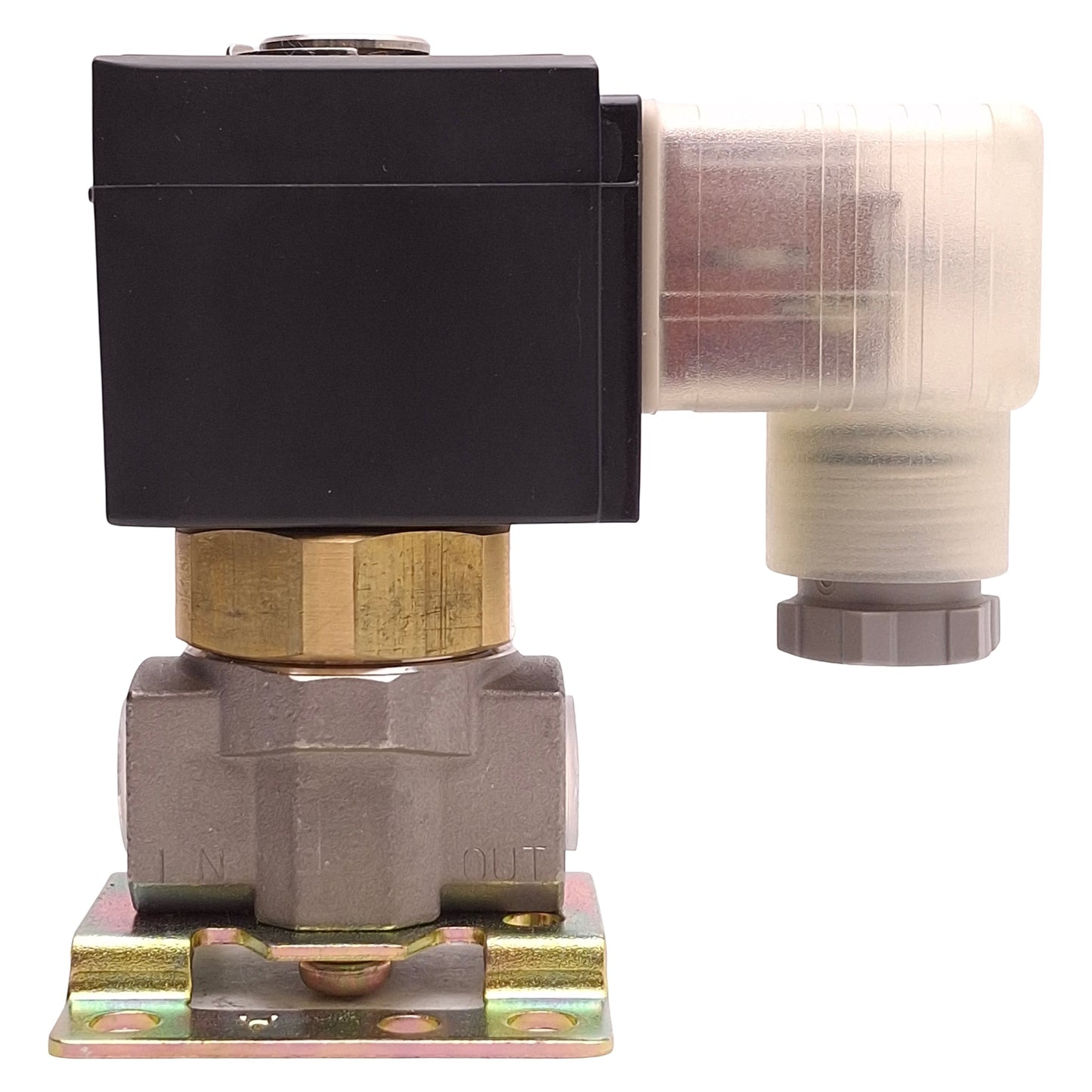 New CKD FWB41-X0528 Solenoid Valve 2-Way, NC, Rc1/4 Port, 0-220psi, 24VDC Coil