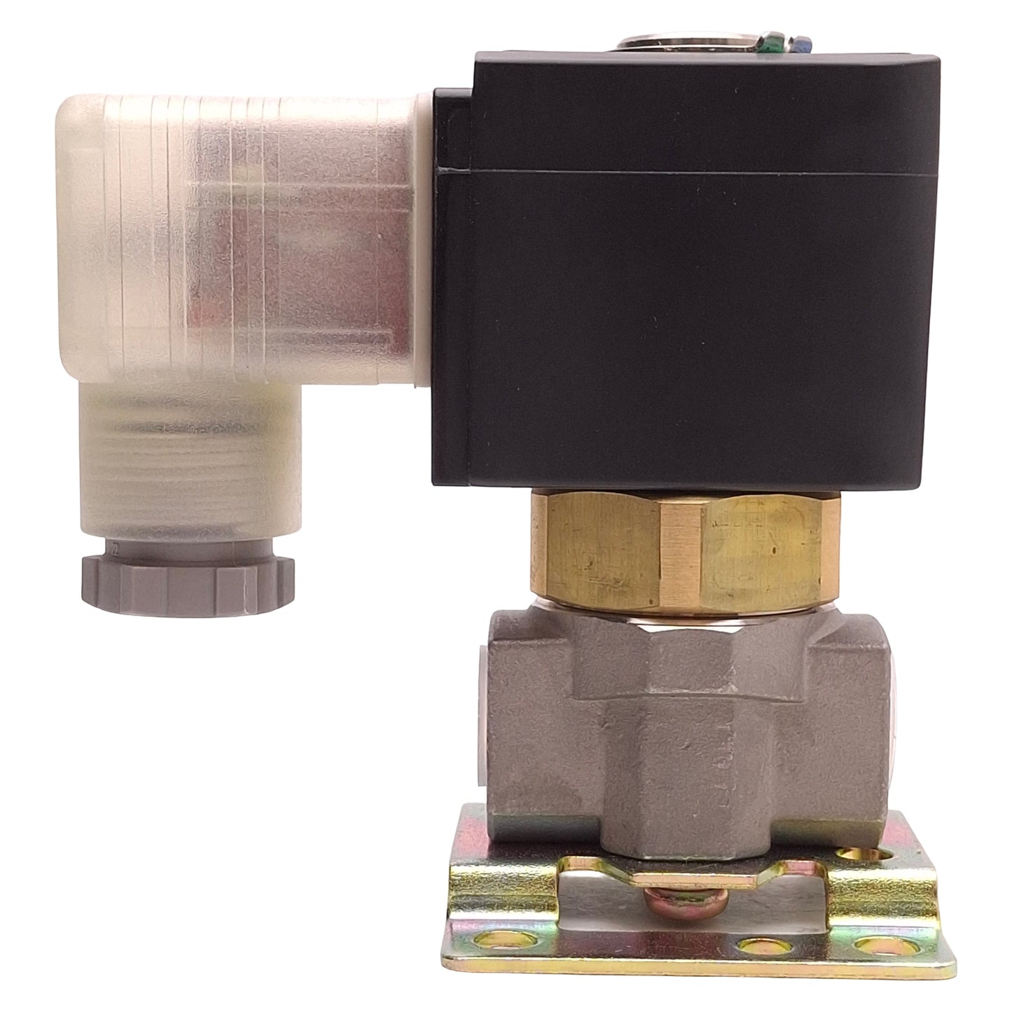 New CKD FWB41-X0528 Solenoid Valve 2-Way, NC, Rc1/4 Port, 0-220psi, 24VDC Coil