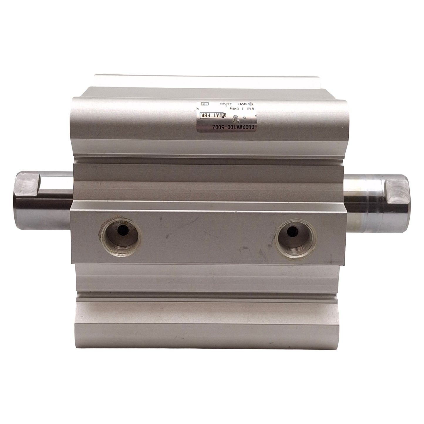 Used SMC CDQ2WA100-50DZ Compact Double Rod Cylinder, ø100mm Bore, 50mm Stroke, Rc3/8