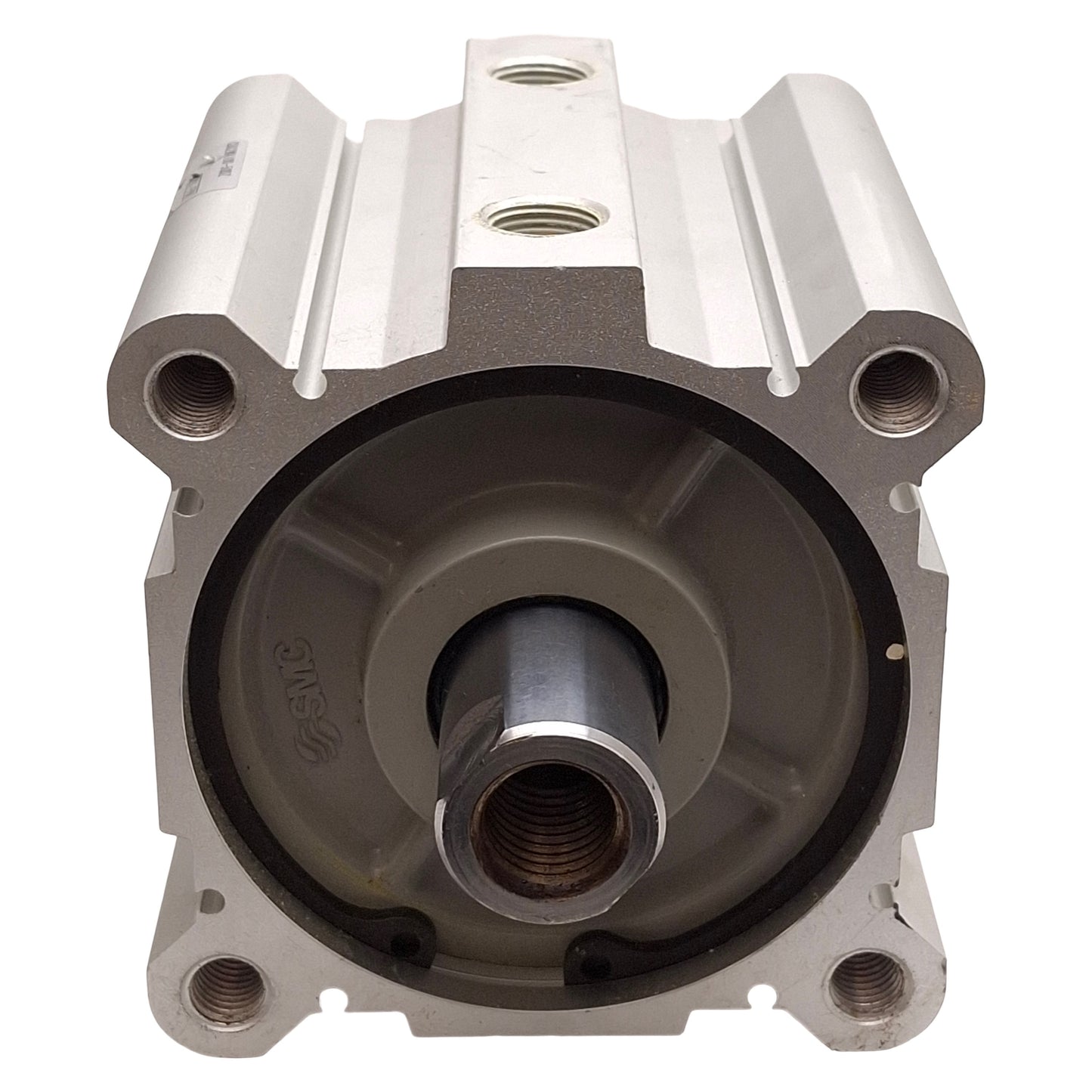 Used SMC CDQ2WA100-50DZ Compact Double Rod Cylinder, ø100mm Bore, 50mm Stroke, Rc3/8