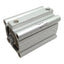 Used SMC CDQ2A63-75DZ Compact Cylinder, ø63mm Bore, 75mm Stroke, Rc1/4, 1.0MPa