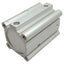Used SMC CDQ2A63-75DZ Compact Cylinder, ø63mm Bore, 75mm Stroke, Rc1/4, 1.0MPa