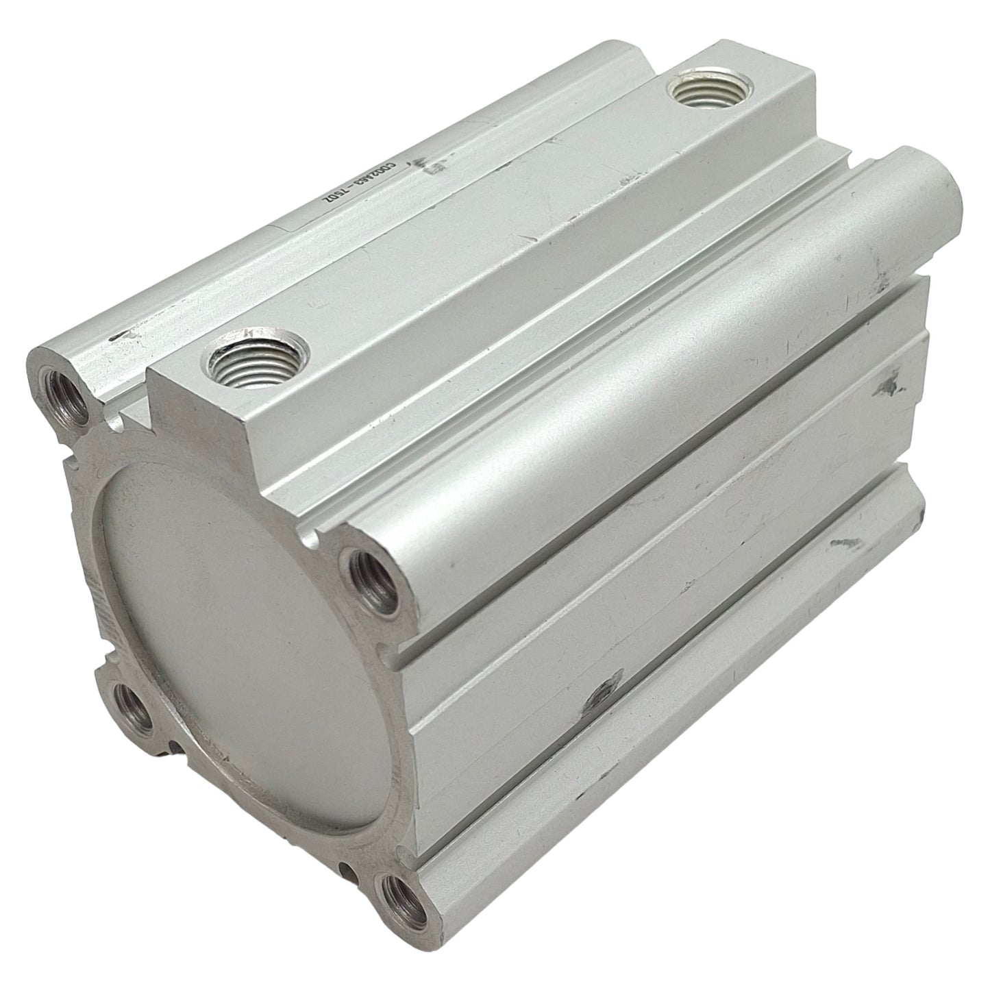 Used SMC CDQ2A63-75DZ Compact Cylinder, ø63mm Bore, 75mm Stroke, Rc1/4, 1.0MPa