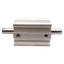Used SMC CDQ2WA100-100DZ Compact Double Rod Cylinder ø100mm Bore, 100mm Stroke, Rc3/8