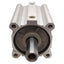 Used SMC CDQ2WA100-100DZ Compact Double Rod Cylinder ø100mm Bore, 100mm Stroke, Rc3/8
