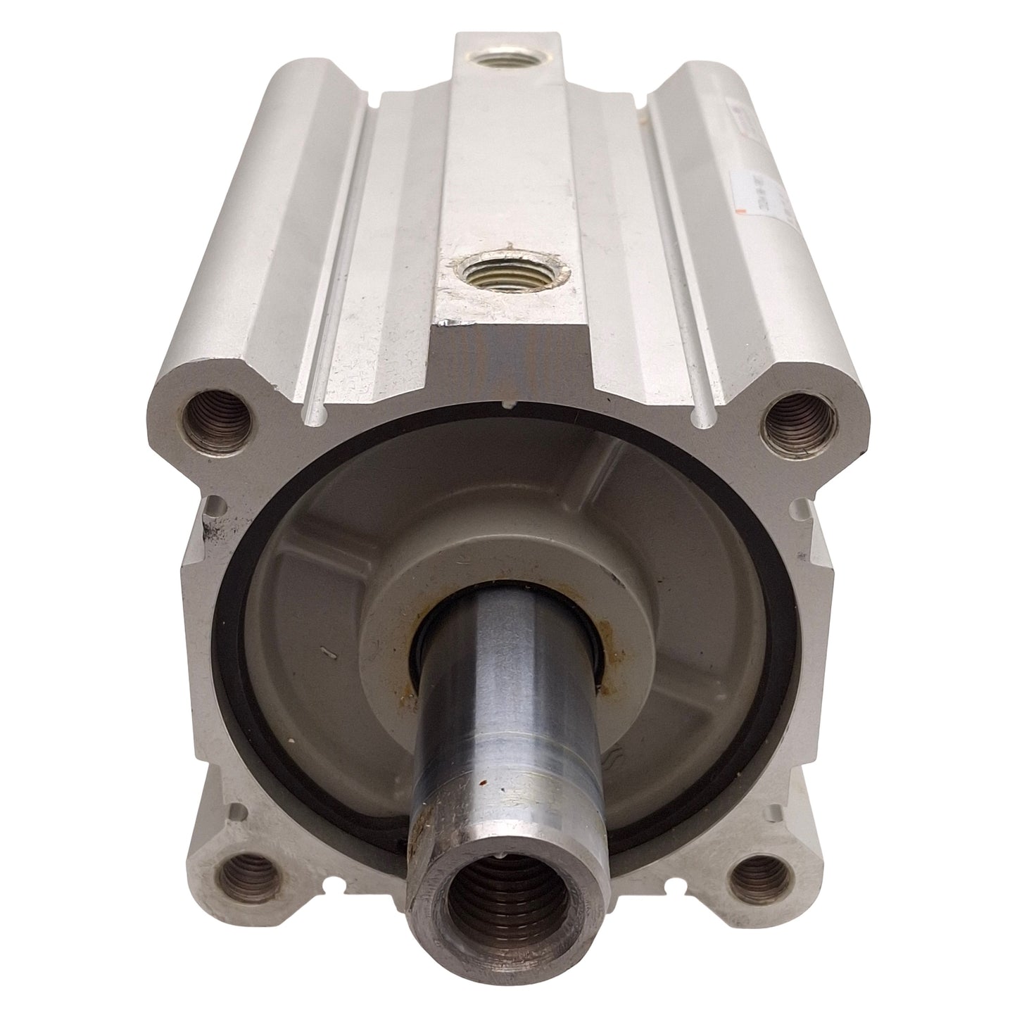 Used SMC CDQ2WA100-100DZ Compact Double Rod Cylinder ø100mm Bore, 100mm Stroke, Rc3/8