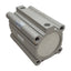 Used SMC CDQ2KA63-75DZ Compact Cylinder, ø63mm Bore, 75mm Stroke, Rc1/4, 1.0MPa