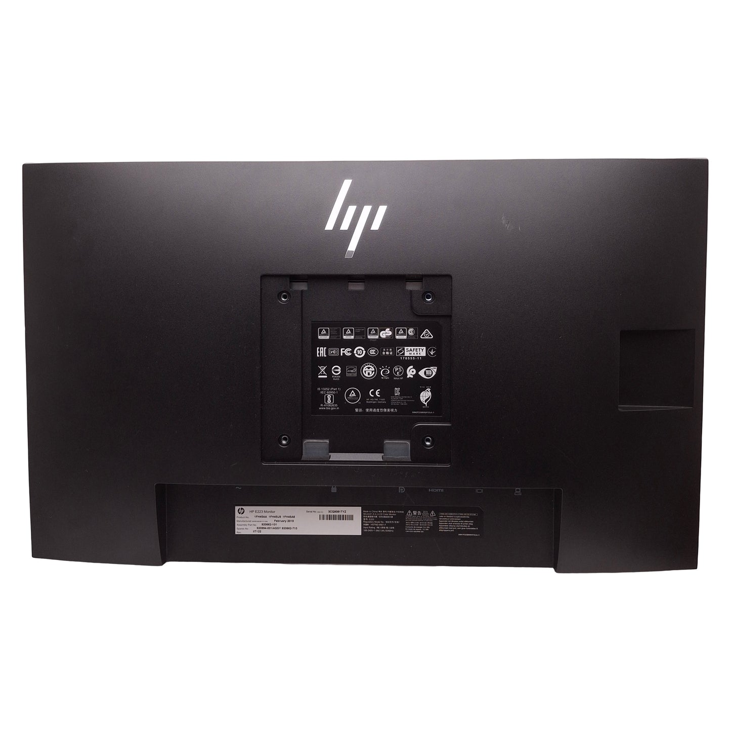 Used HP HSTND-9561-F E223 EliteDisplay Monitor 21.5in, 100-240VAC, 1920x1080, HDMI