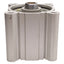 Used SMC CQ2A80-50DCZ Compact Cylinder, ø80mm Bore, 50mm Stroke, 1.0MPa, Rc3/8 Ports