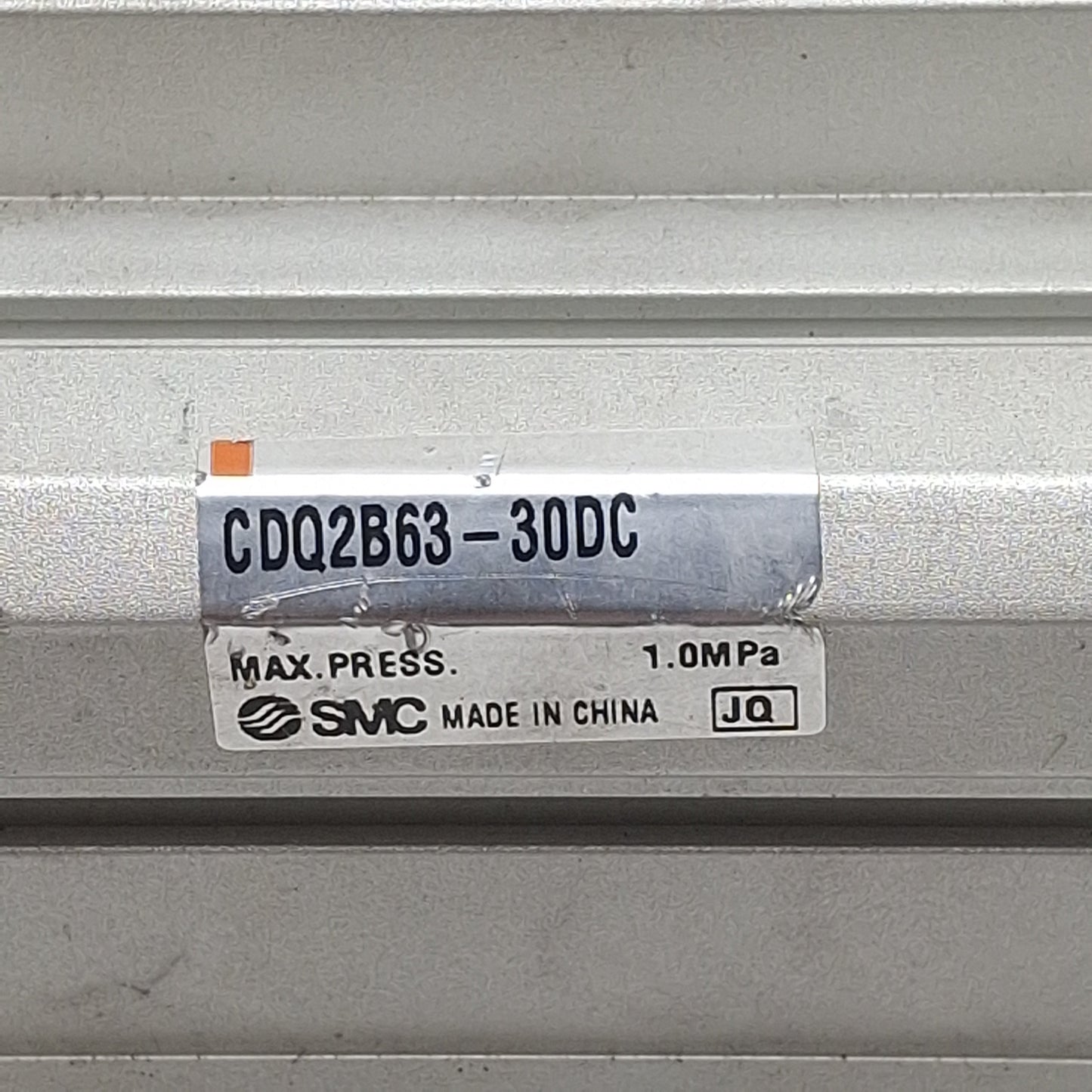 Used SMC CDQ2B63-30DC Compact Cylinder, ø63mm Bore, 30mm Stroke, Rc1/4, 1.0MPa