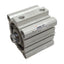 Used SMC CDQ2B63-30DC Compact Cylinder, ø63mm Bore, 30mm Stroke, Rc1/4, 1.0MPa