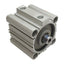 Used SMC CDQ2B63-30DC Compact Cylinder, ø63mm Bore, 30mm Stroke, Rc1/4, 1.0MPa
