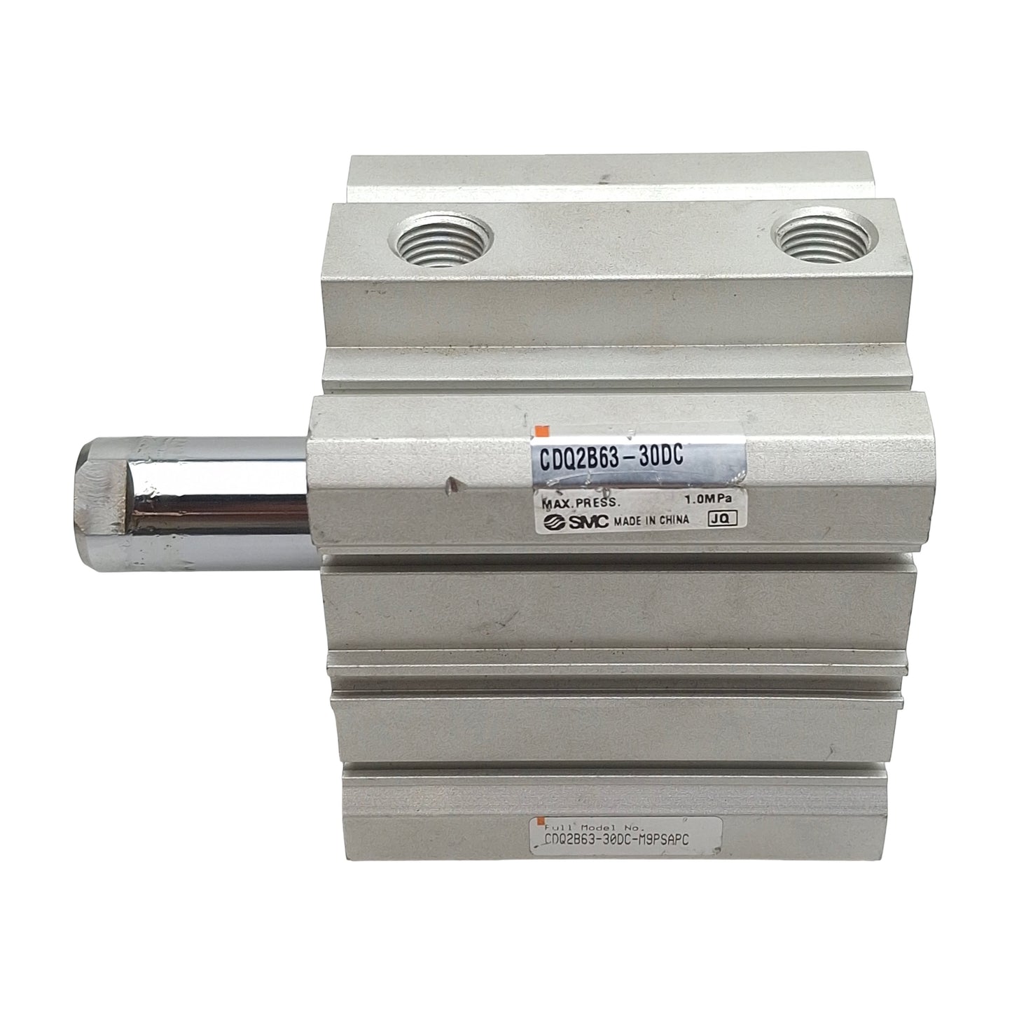 Used SMC CDQ2B63-30DC Compact Cylinder, ø63mm Bore, 30mm Stroke, Rc1/4, 1.0MPa