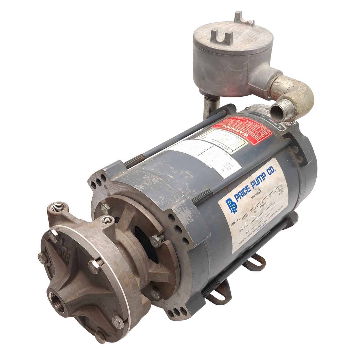 Used Price Pump LT25SS Horizontal Centrifugal Pump 1/3HP 3Ø 230/460VAC 12GPM 48' Head