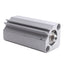 Used SMC CDQB20-50D Pneumatic Cylinder, ø20mm Bore, 50mm Stroke, M5 x 0.8 Ports