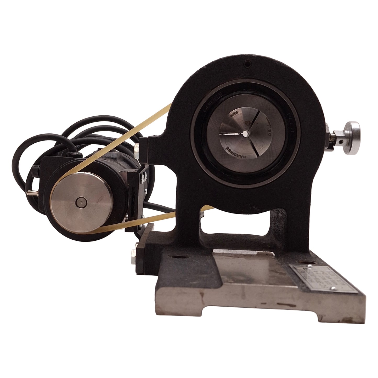 Used Harig 120-100 Motorized Spin-Indexer 115VDC, 0.65A, 50-450rpm, 5C Up to 1in