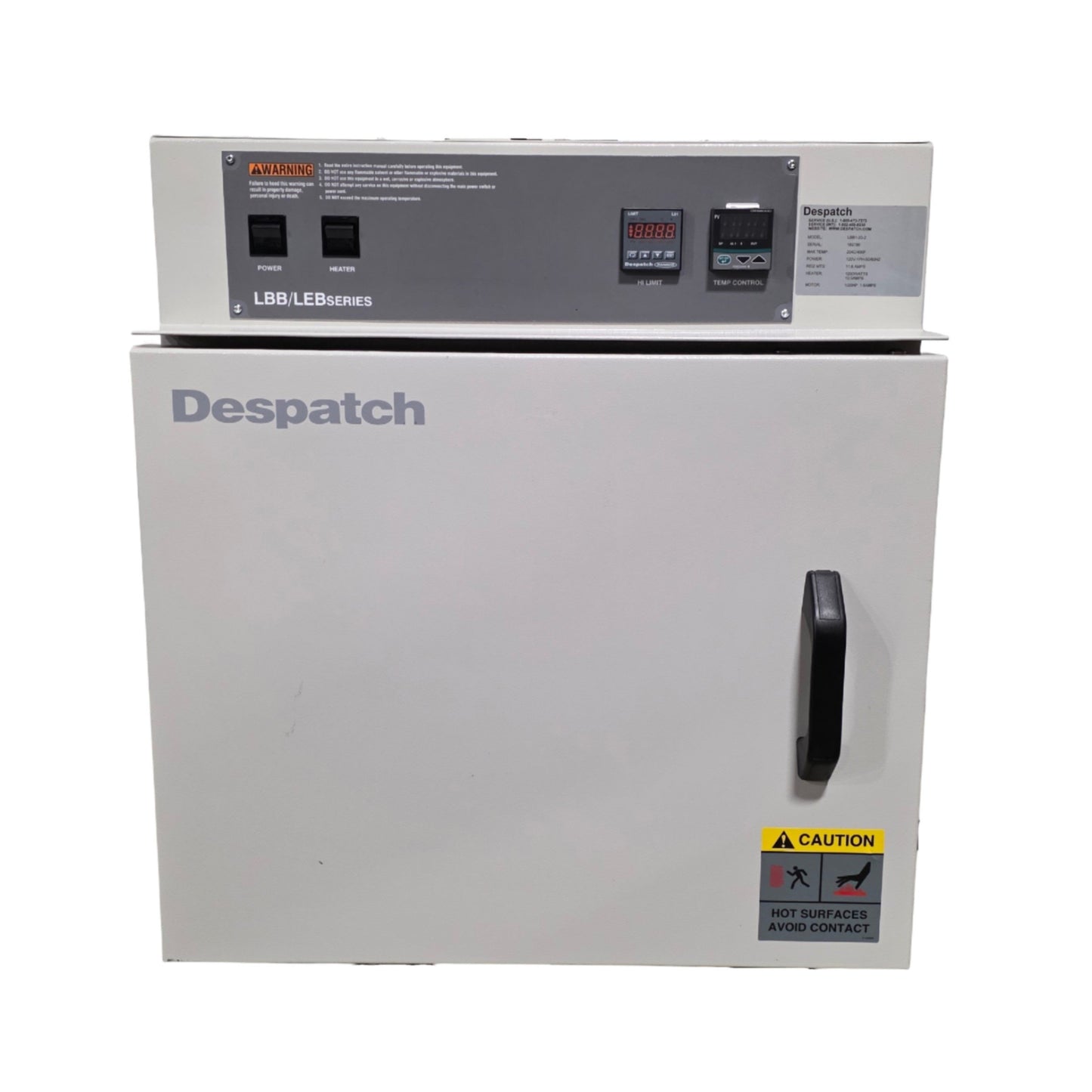 Used Despatch LBB1-23-2 Forced Convection Benchtop Oven 2.3CuFt, 35-204°C, 120VAC 11A