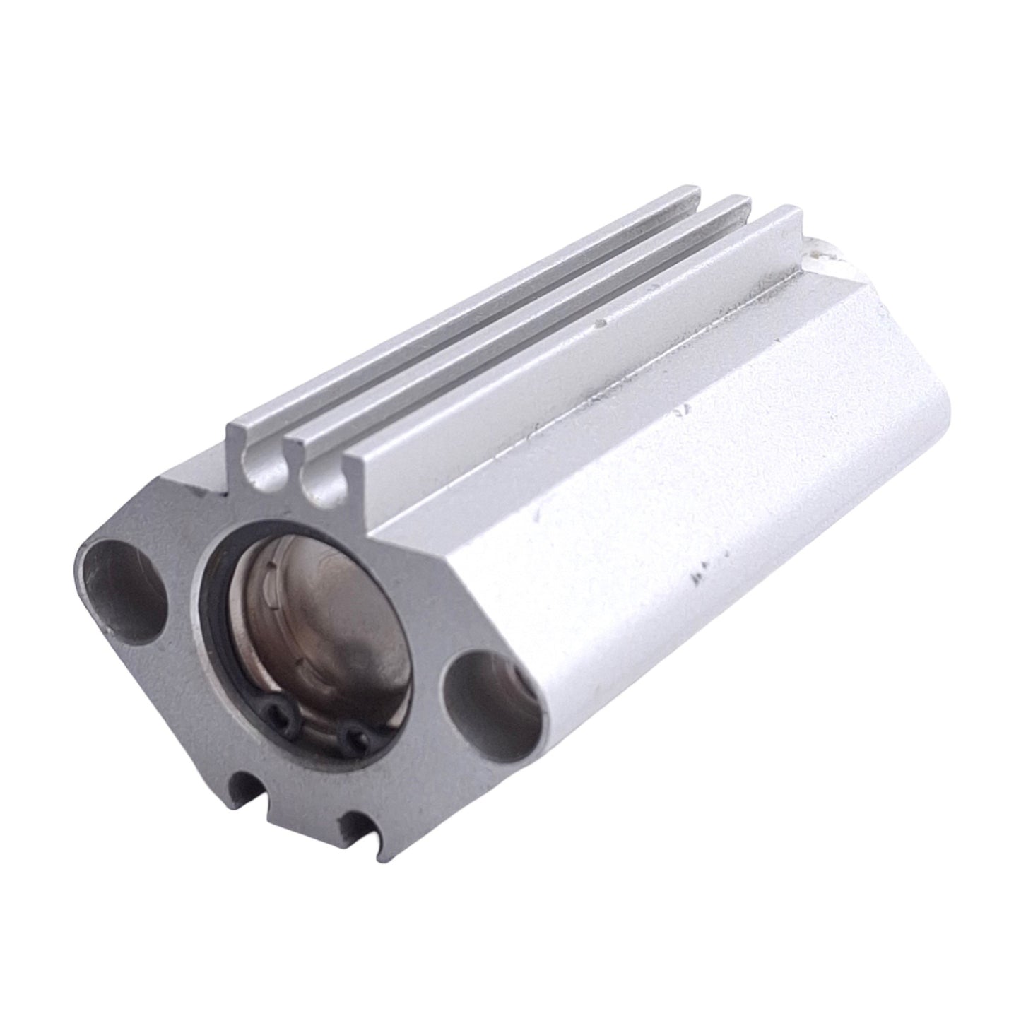 Used SMC MKB20-10RZ Swing Clamp Cylinder, 20mm Bore, 10mm Stroke Clockwise, 1.0MPa