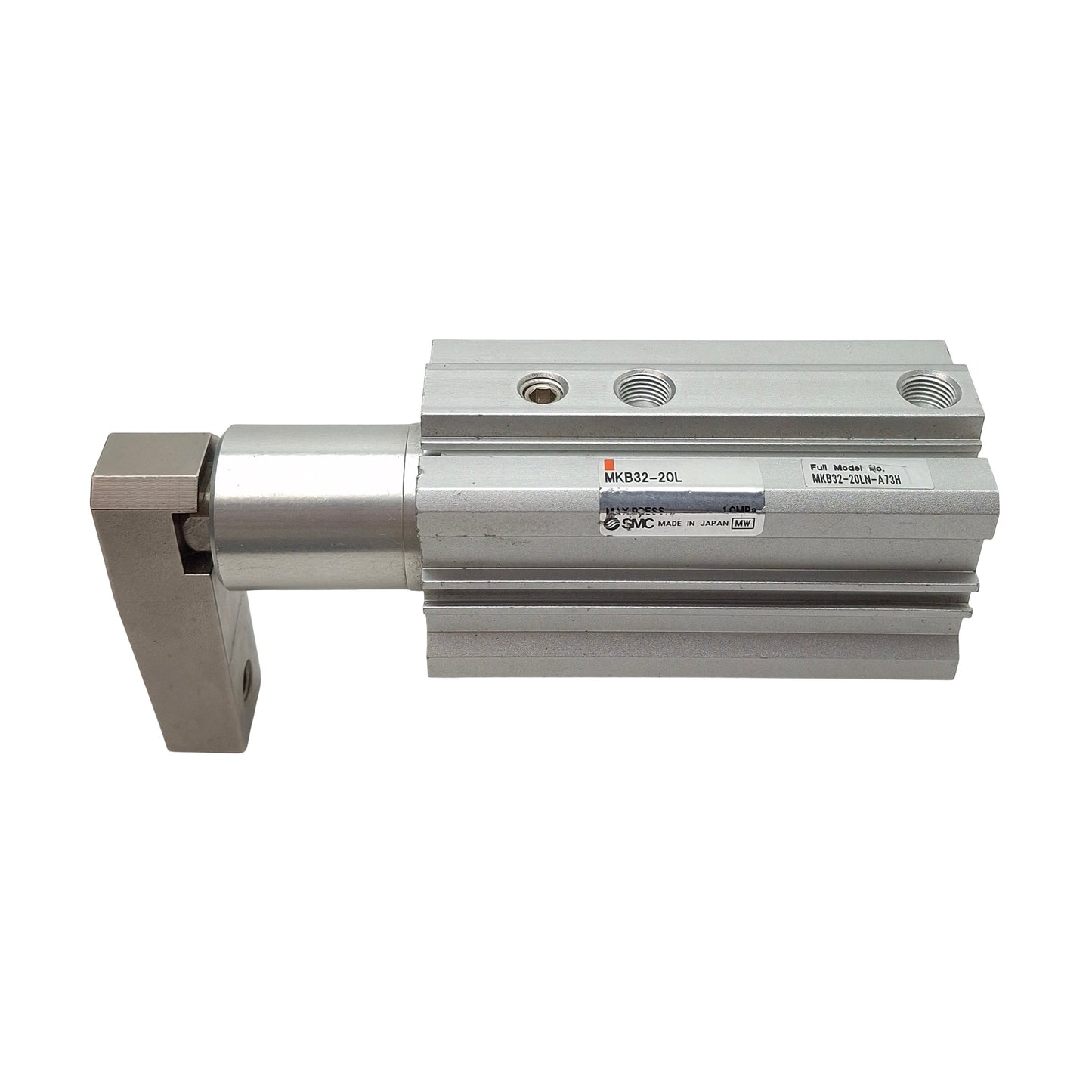 Used SMC MKB32-20LN-A73H Rotary Clamp Cylinder, ø32mm Bore, 20mm Stroke, Rc1/8, 1MPa