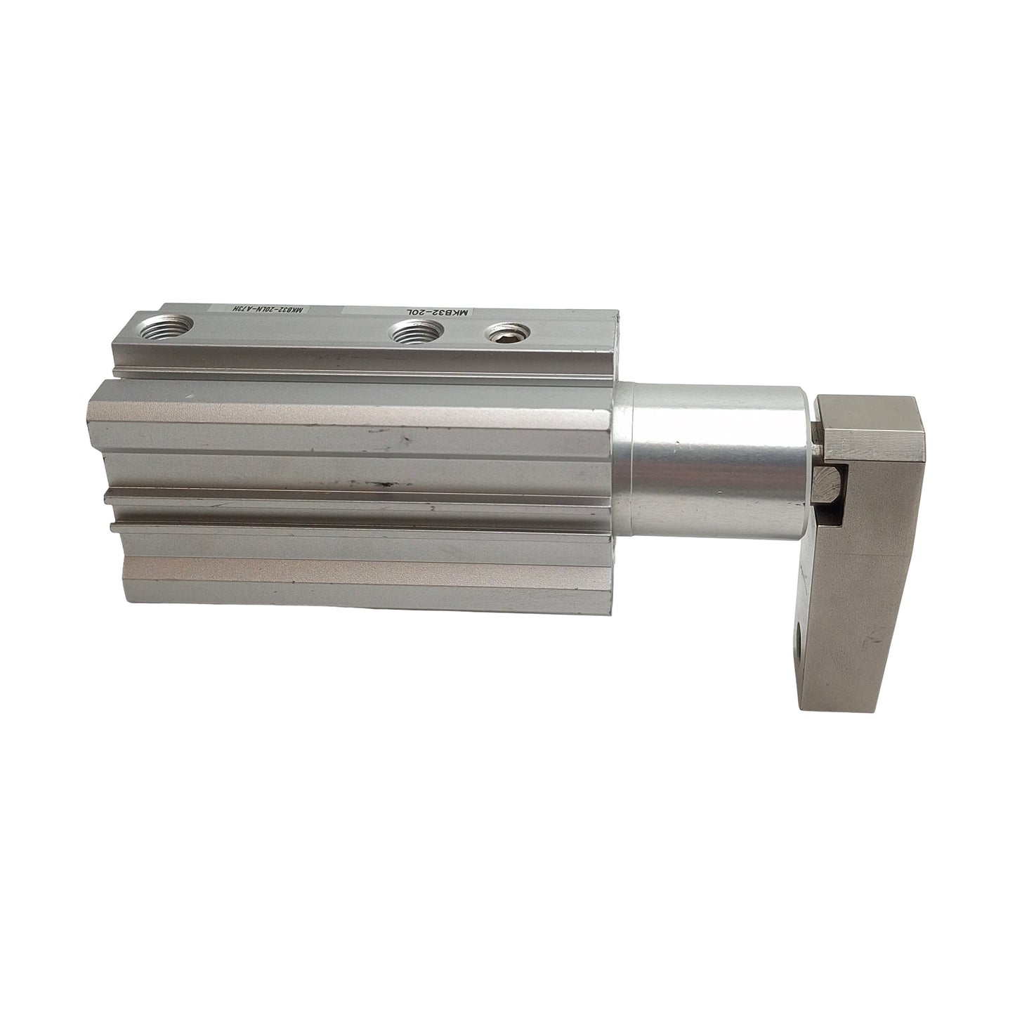 Used SMC MKB32-20LN-A73H Rotary Clamp Cylinder, ø32mm Bore, 20mm Stroke, Rc1/8, 1MPa