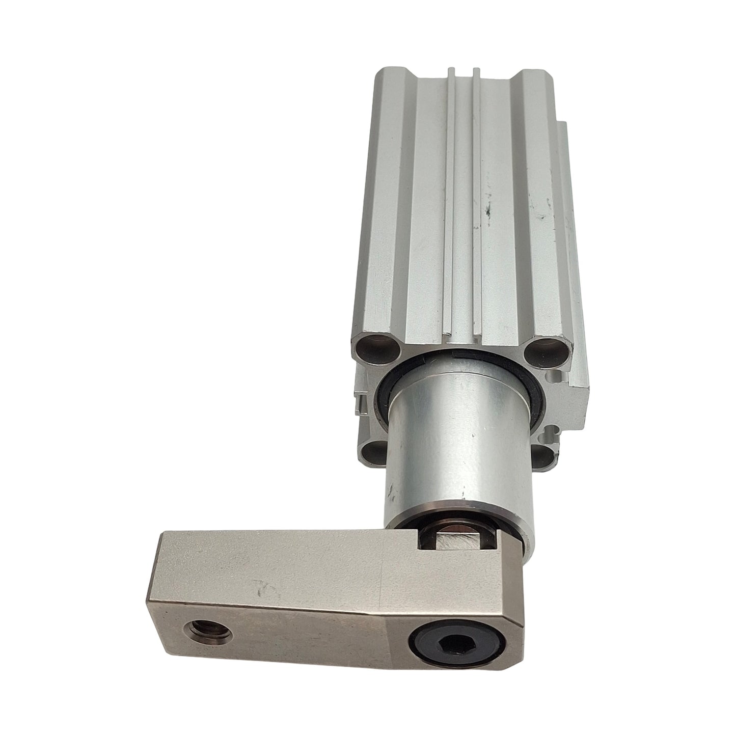 Used SMC MKB32-20LN-A73H Rotary Clamp Cylinder, ø32mm Bore, 20mm Stroke, Rc1/8, 1MPa