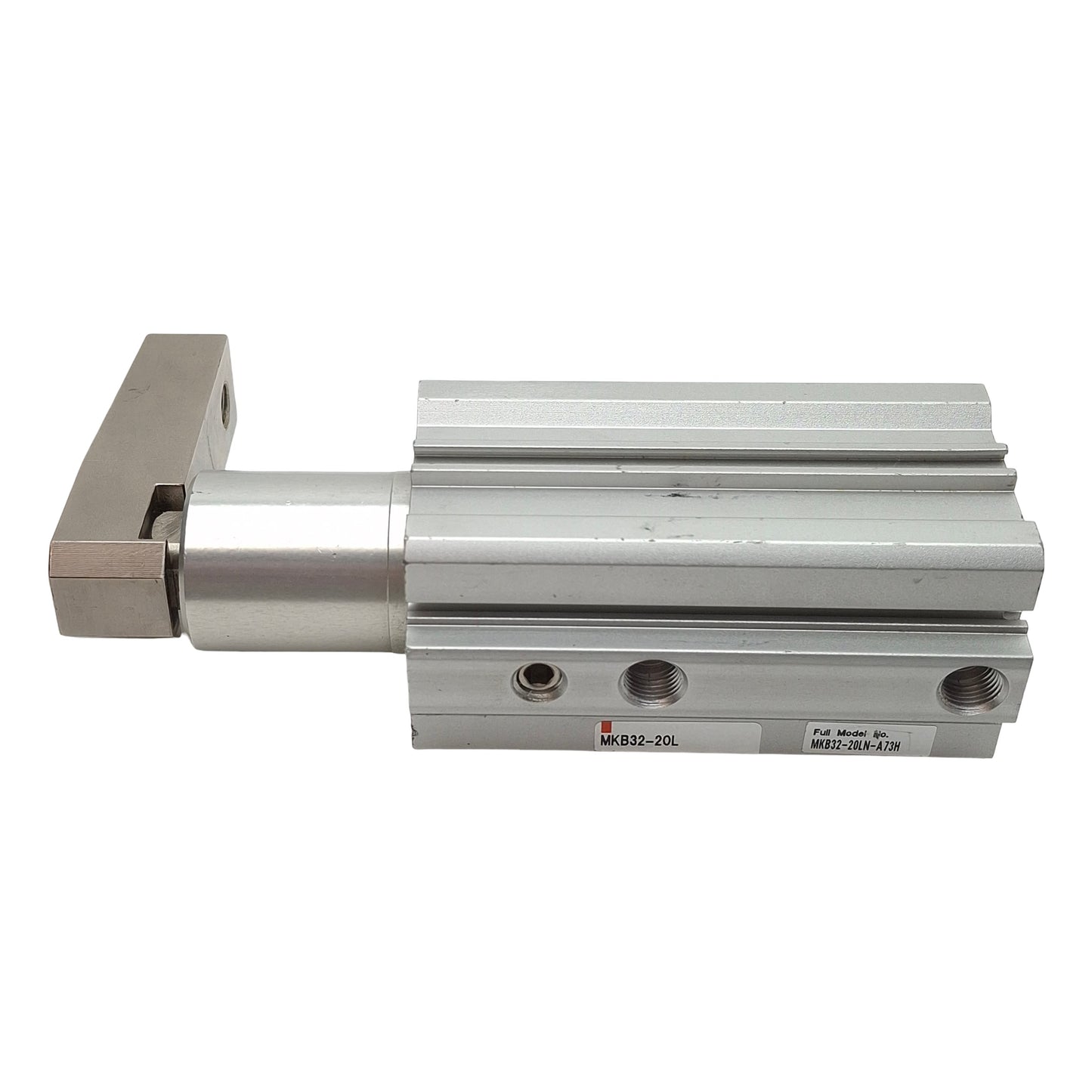 Used SMC MKB32-20LN-A73H Rotary Clamp Cylinder, ø32mm Bore, 20mm Stroke, Rc1/8, 1MPa