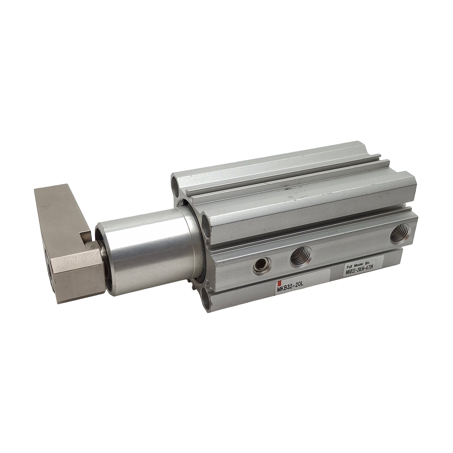 Used SMC MKB32-20LN-A73H Rotary Clamp Cylinder, ø32mm Bore, 20mm Stroke, Rc1/8, 1MPa