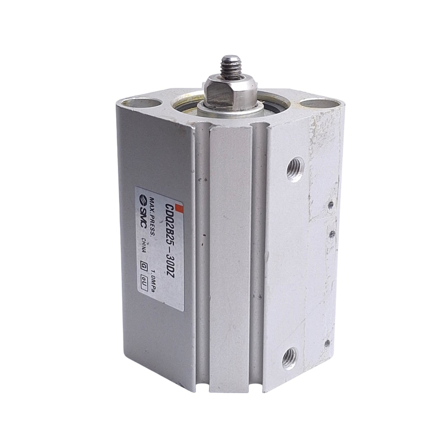Used SMC CDQ2B25-30DZ Pneumatic Cylinder, ø25mm Bore, 30mm Stroke, M5 x 0.8 Ports