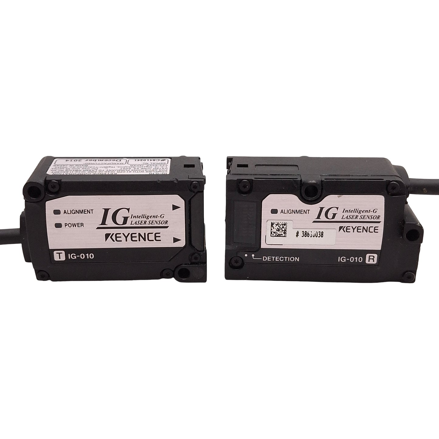 Used Keyence IG-1000 & IG-010 Laser Micrometer Kit, 10mm Range, 0-1000mm, 10-30VDC