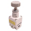 Used SMC IR1010-N01 Precision Regulator, 150psi Max Inlet, 1.4-60psi Out, 1/8" NPT