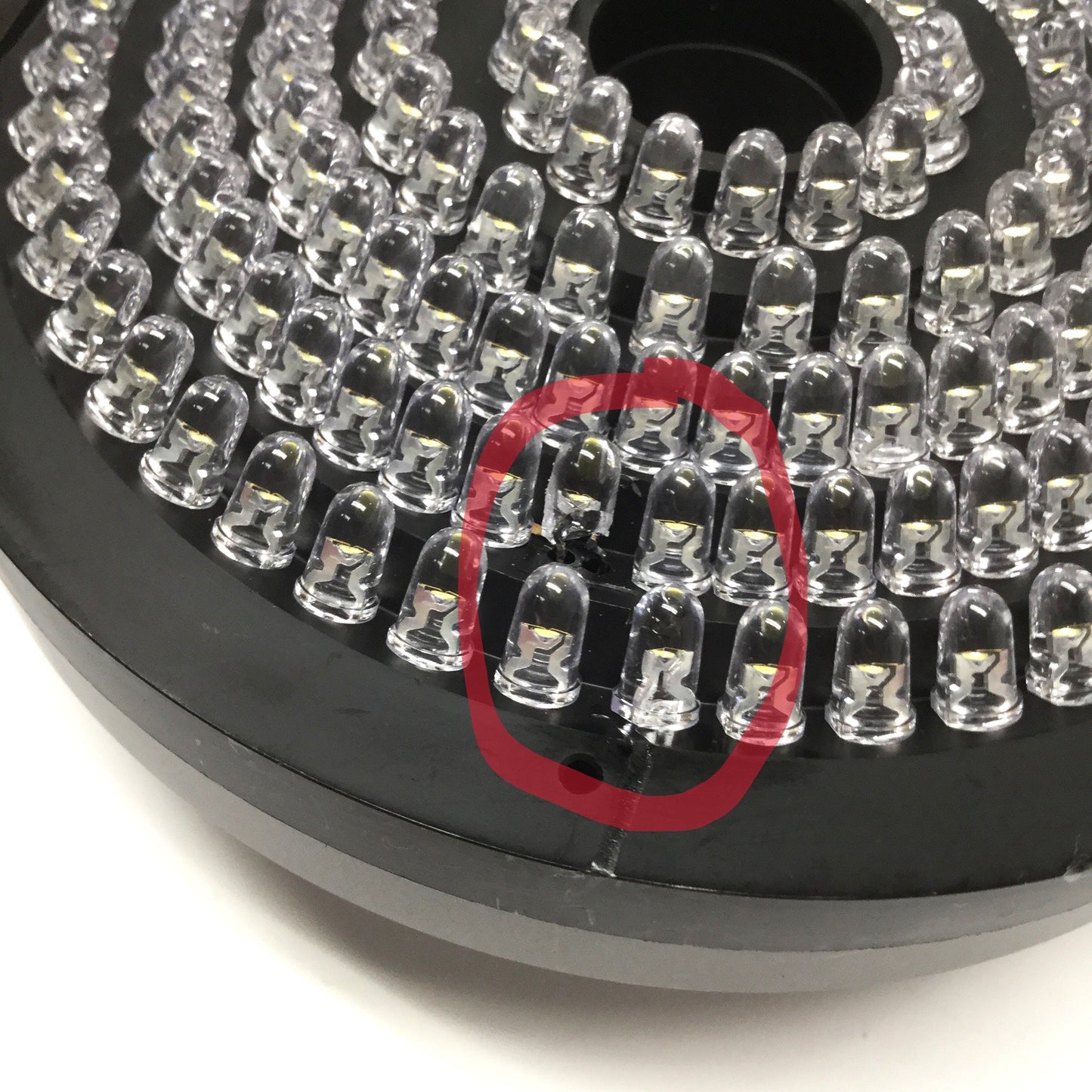 For parts or not working Micro-Vu C7150133 Vertex CMM Macro Ringlight, 1X White, 27°-75° *For Parts*