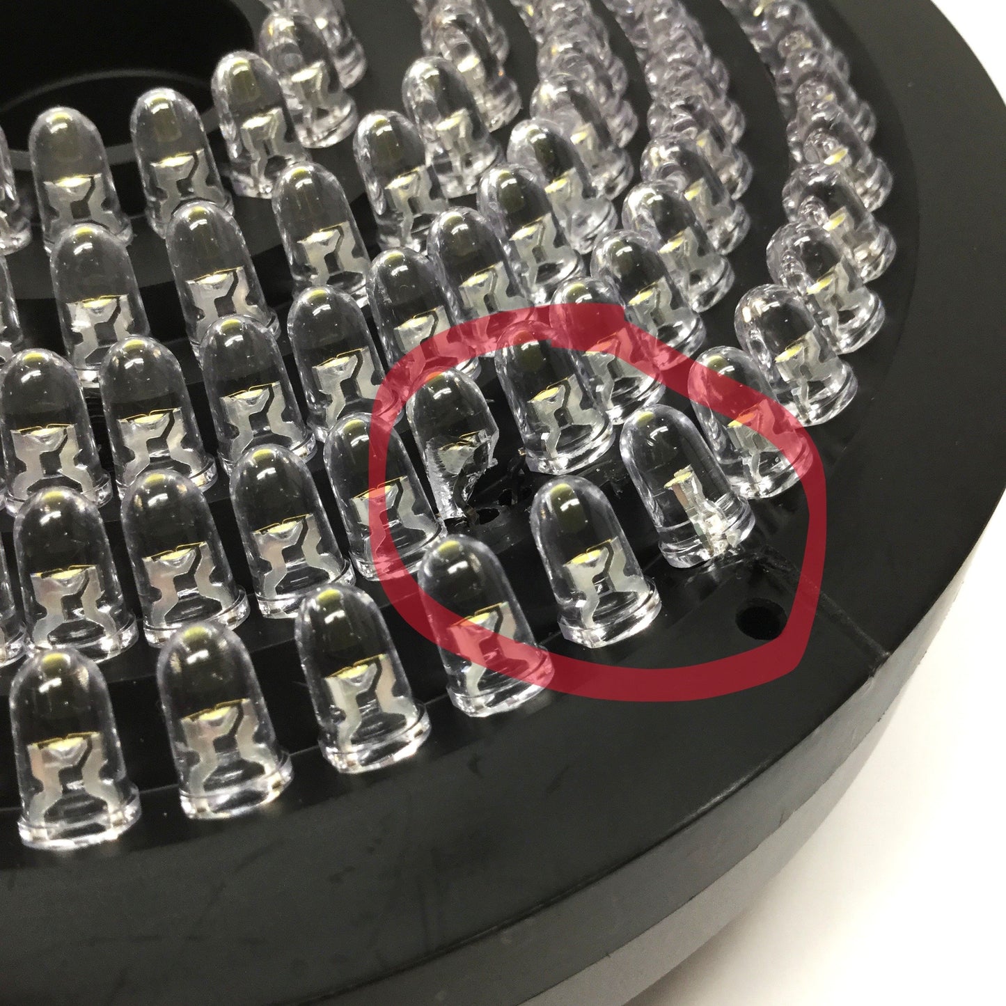 For parts or not working Micro-Vu C7150133 Vertex CMM Macro Ringlight, 1X White, 27°-75° *For Parts*