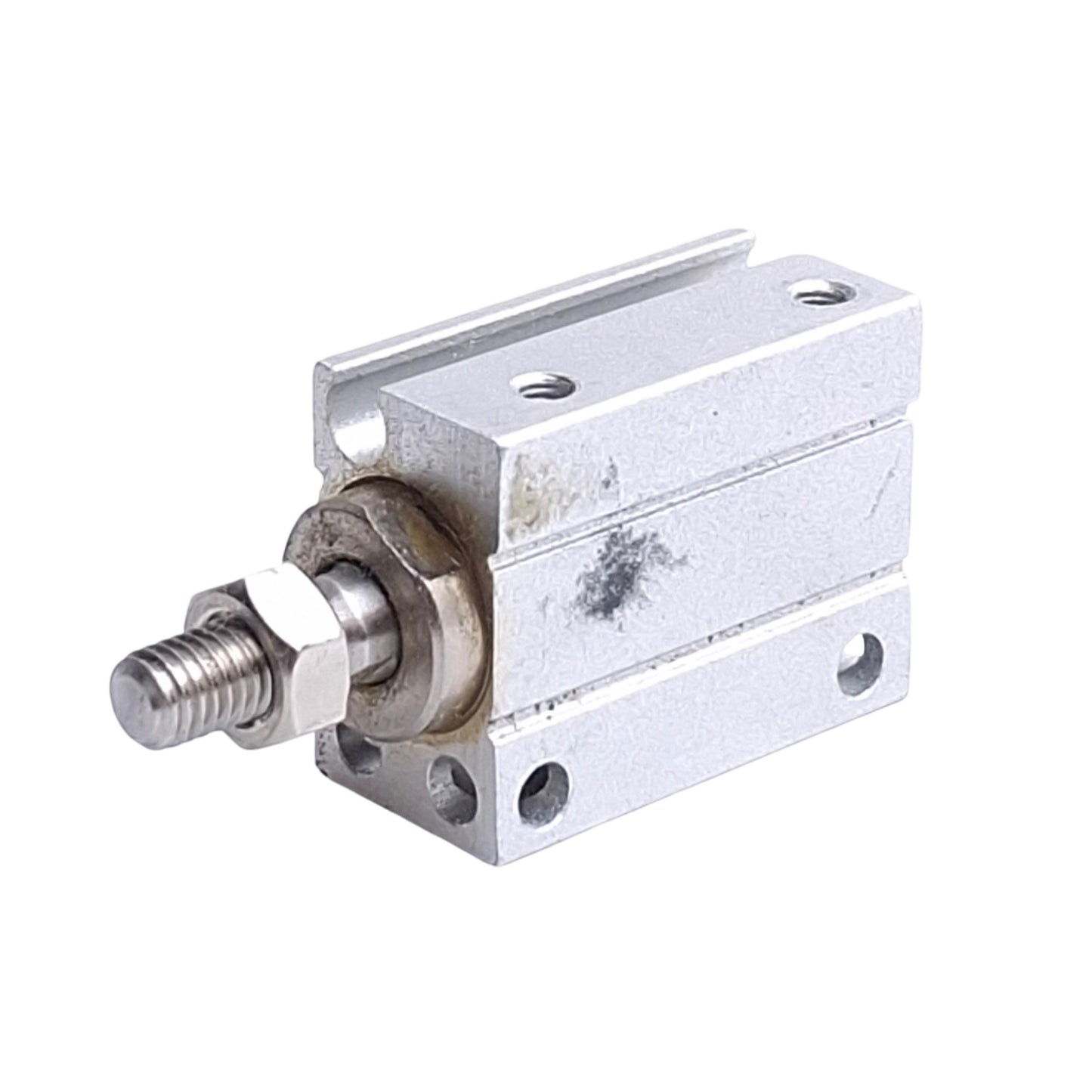 Used SMC CDUJB10-10DM Free-Mount Cylinder, ø10mm Bore, 10mm Stroke, M3, 0.7MPa